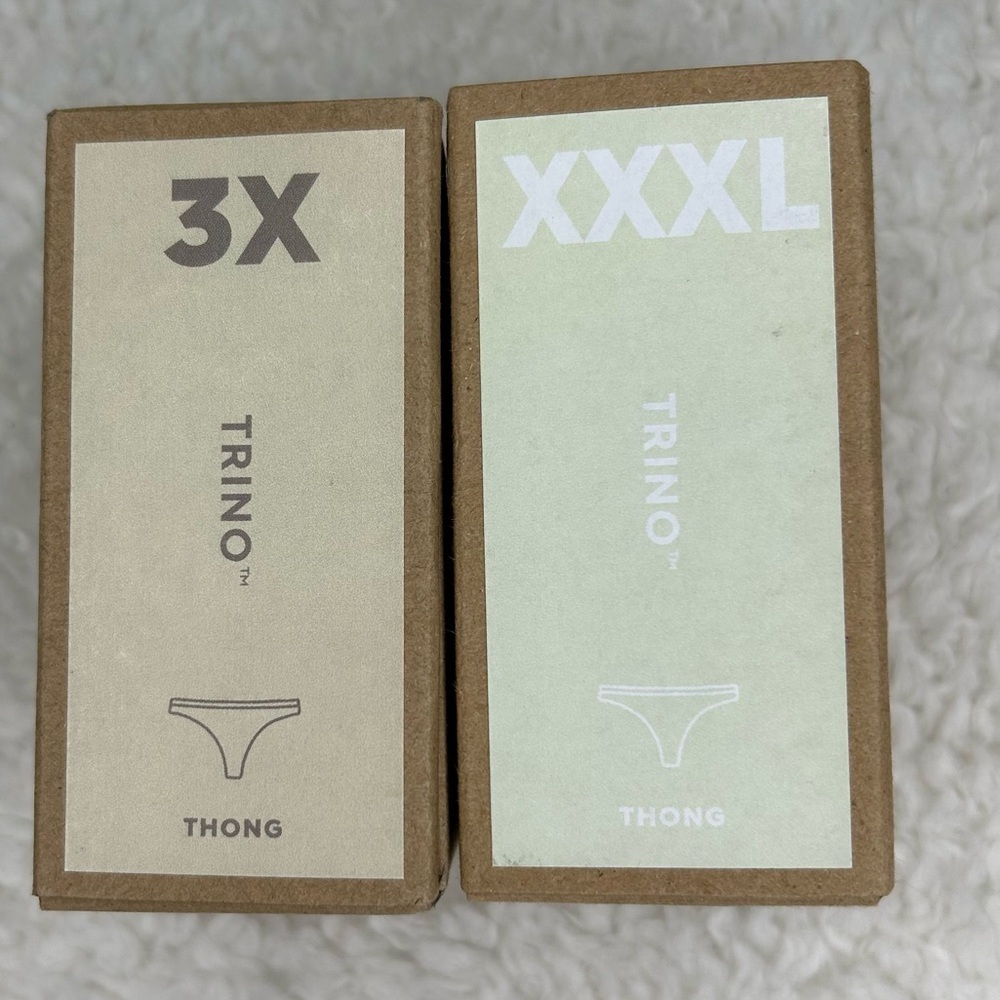 Allbirds Women’s Thong Underwear 2 Pack Size 3X XXXL NEW